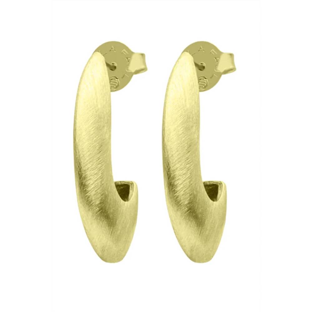 NEW SHEILA FAJL women's miriad hoops in brushed gold